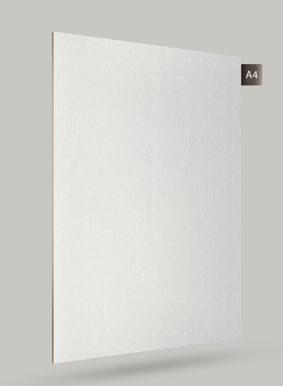Decorative White Metallic Matte Laminate