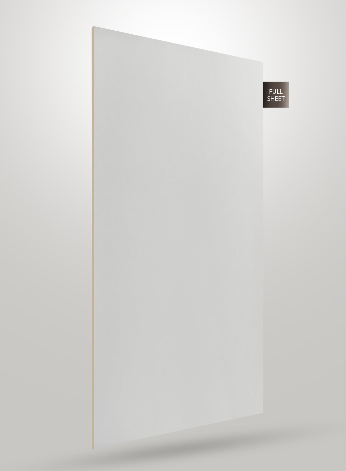 Decorative White Metallic Matte Laminate