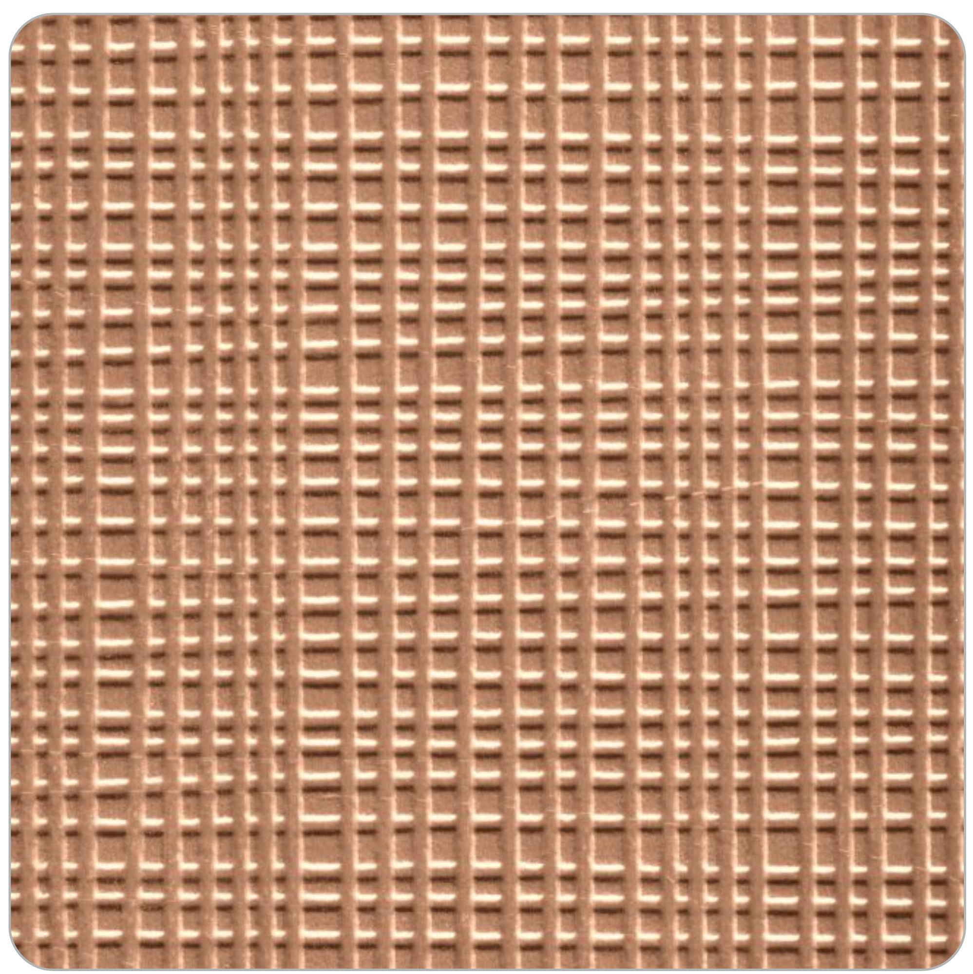 Beige textured laminate with a woven cane pattern and subtle sheen.