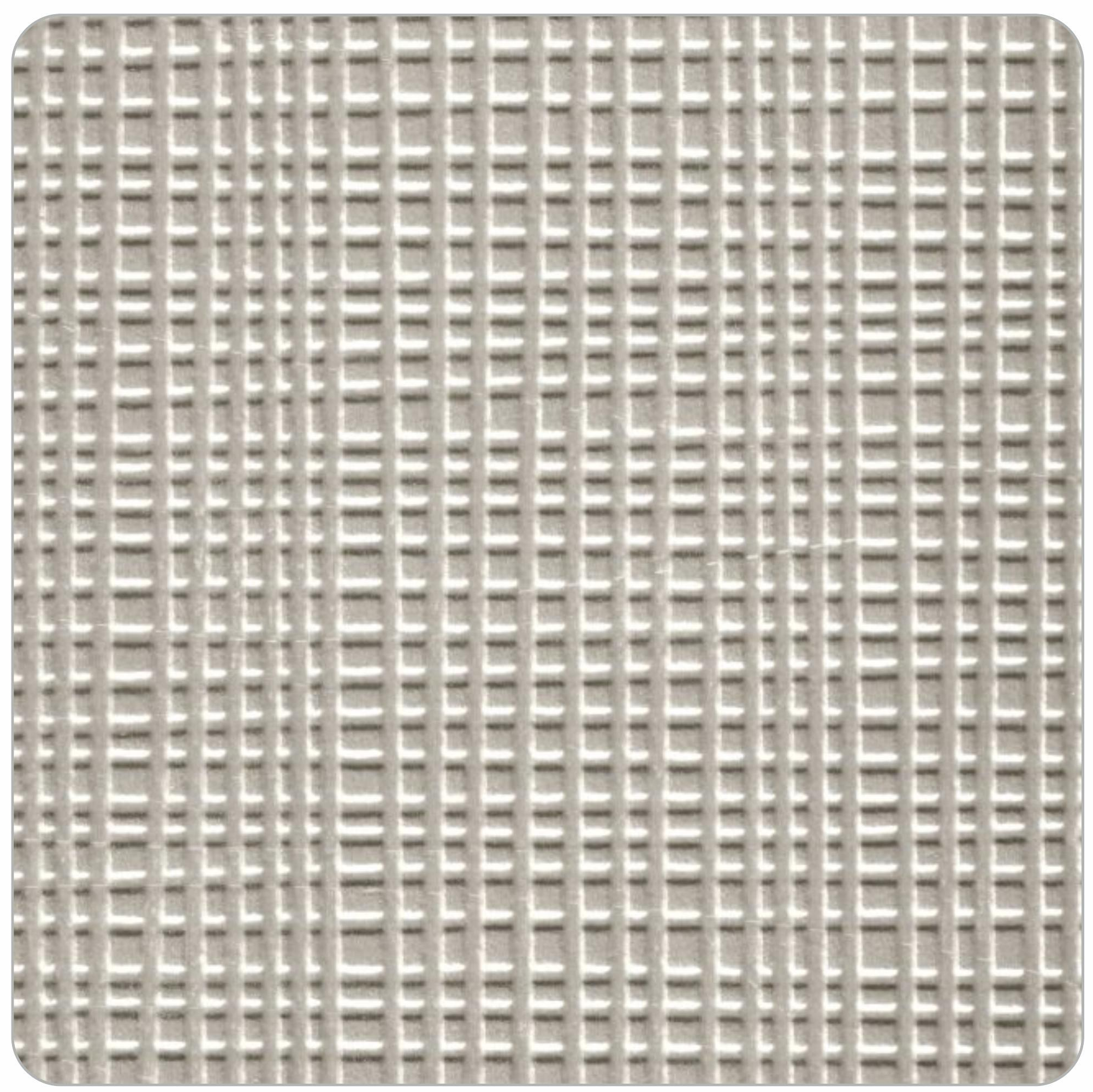 Beige laminate sheet with textured, grid pattern and subtle sheen finish.