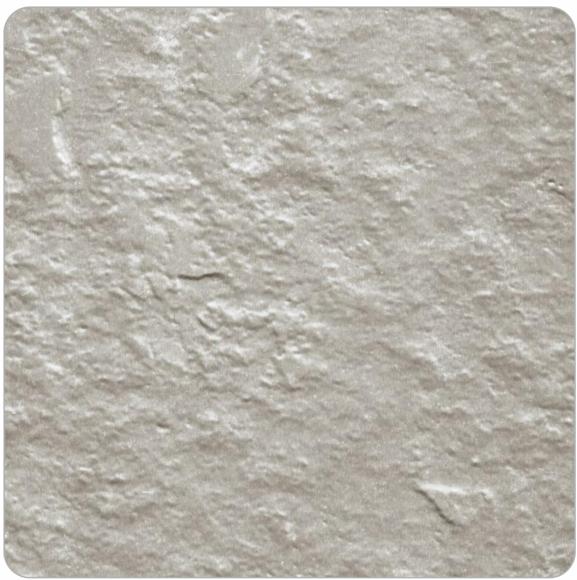 White textured laminate with a rough, marble-like surface and subtle sheen.