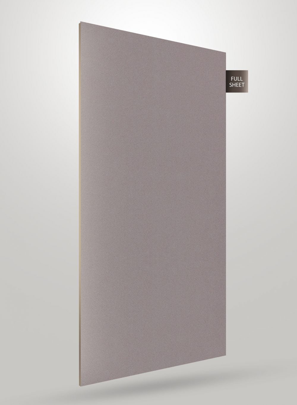 Matte grey laminate sheet with subtle texture and smooth edge, labelled full sheet.