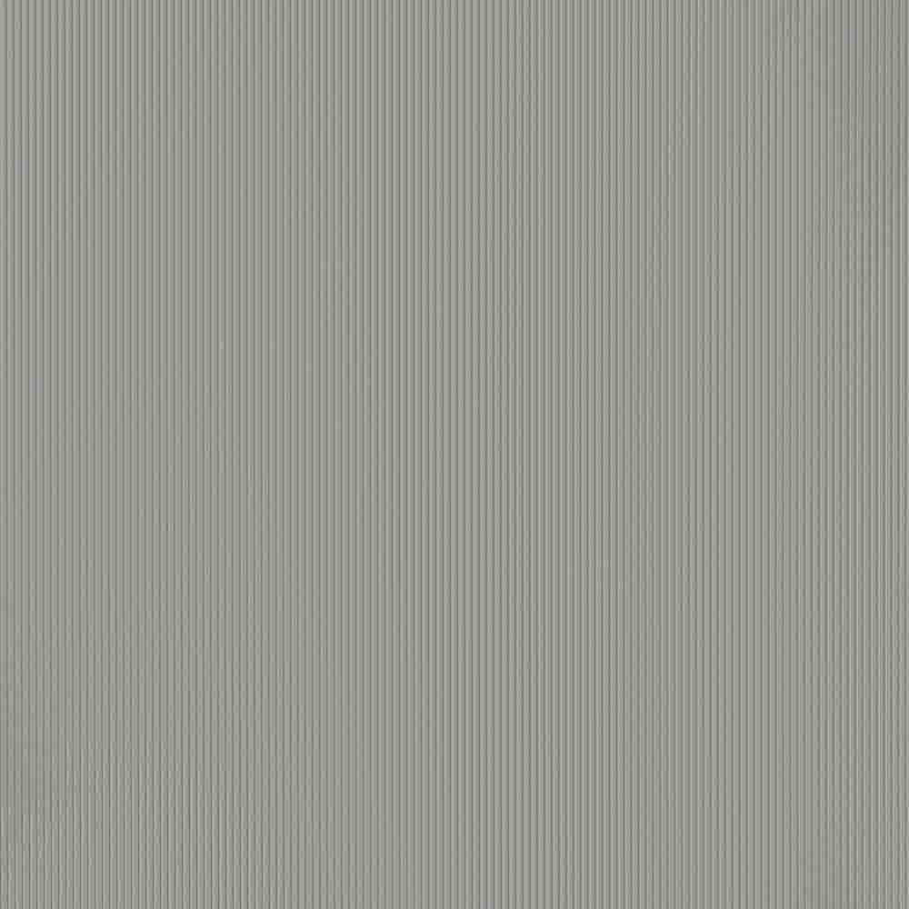 Grey fluted laminate with textured finish and vertical ridges pattern.
