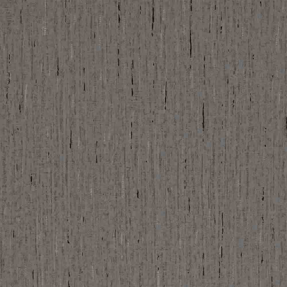 Grey wood grain laminate with textured finish and vertical wood pattern, showing subtle grain details and slight