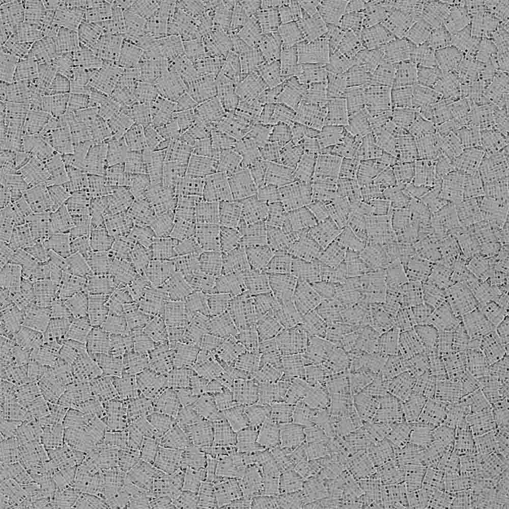 Grey textured designer laminate with cracked pattern and subtle black dots, showing a textured finish and abstract design.