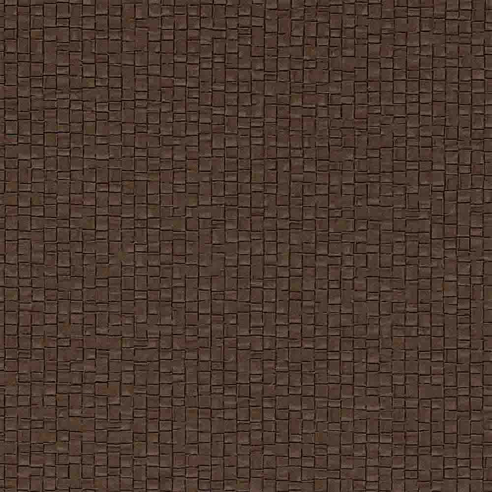 Brown textured laminate wall panel with small rectangular pattern and embossed finish.