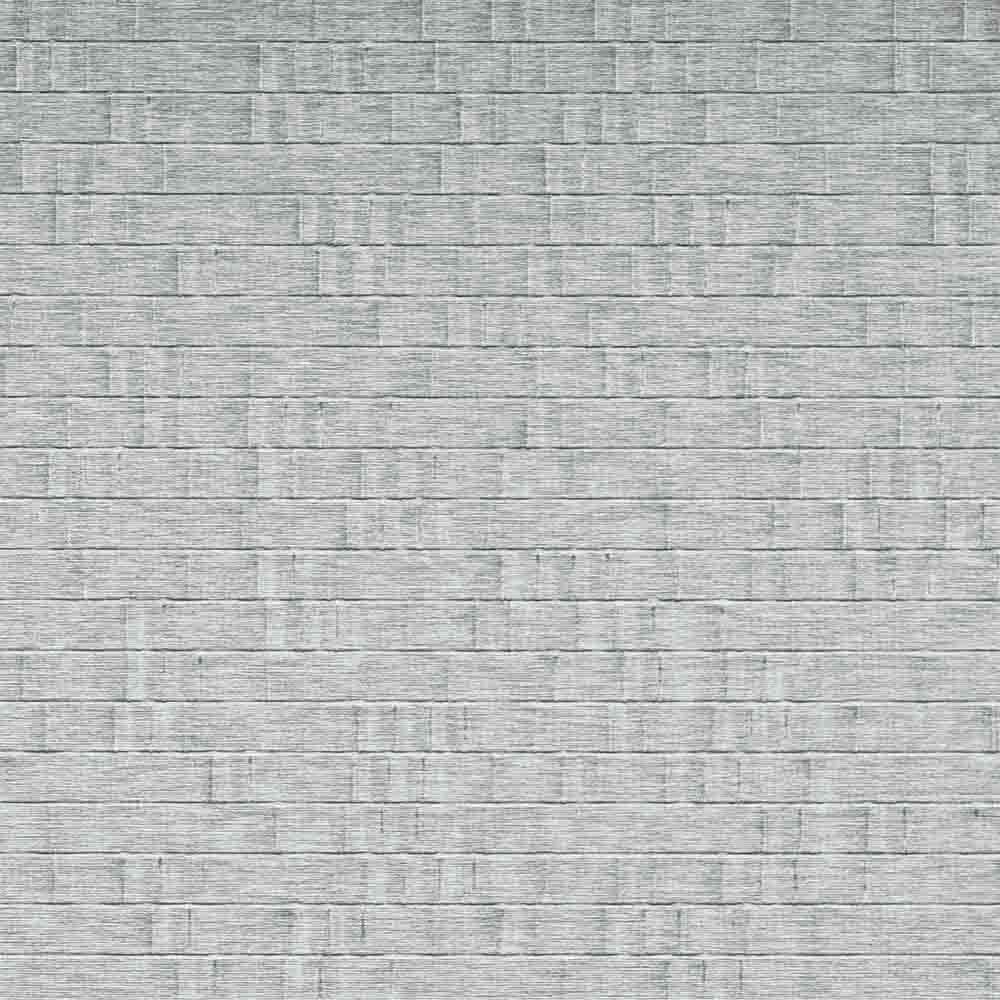 Grey textured laminate wall panel with brick pattern and rough finish.