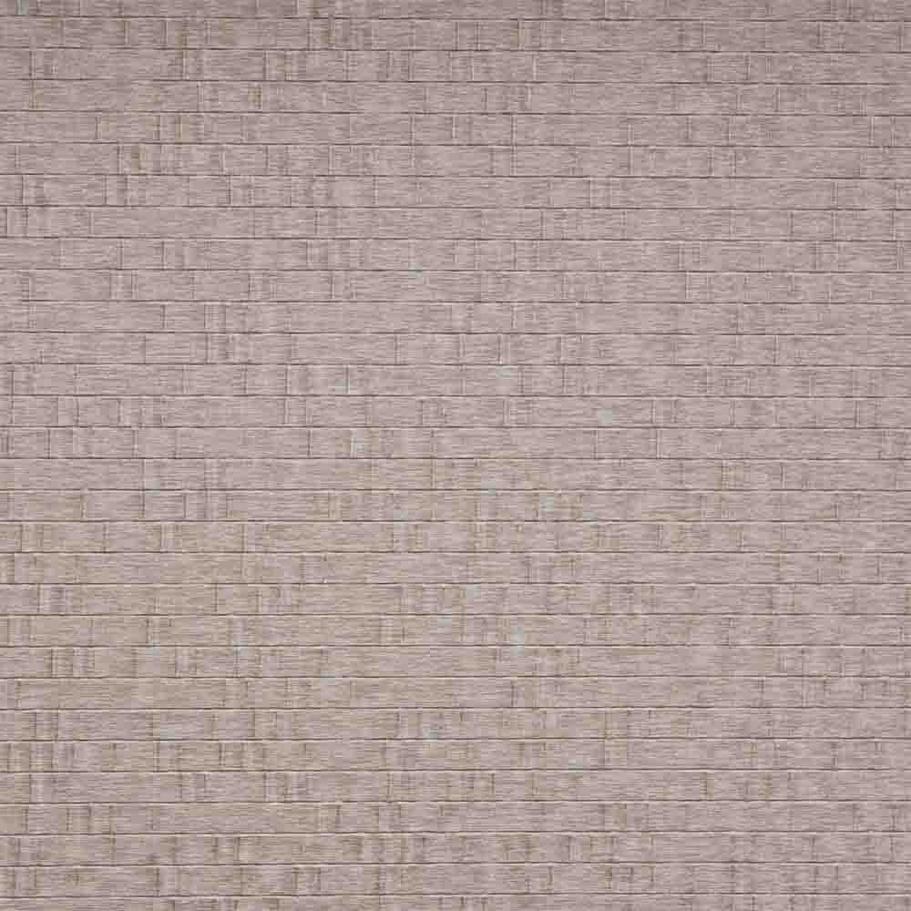 Grey wood grain laminate wall panel with textured finish and brick pattern design.