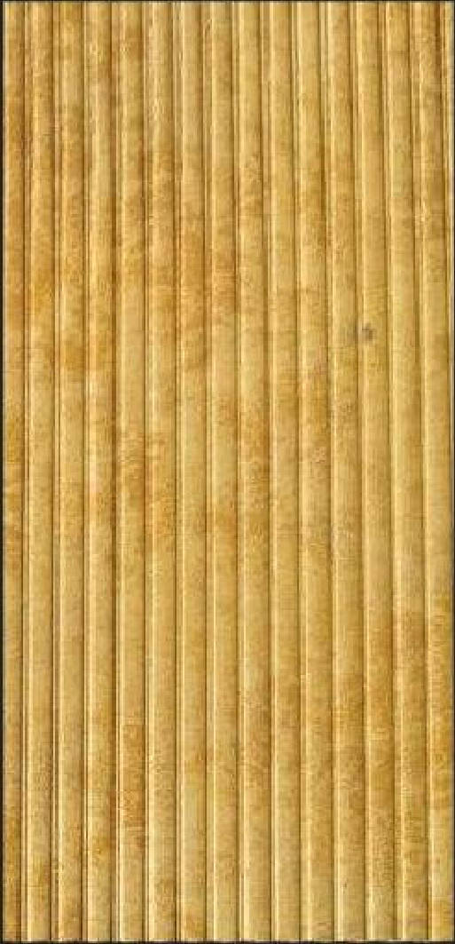 Meridian Gold Fluted LM-6523 decorative wall panel, gold fluted finish