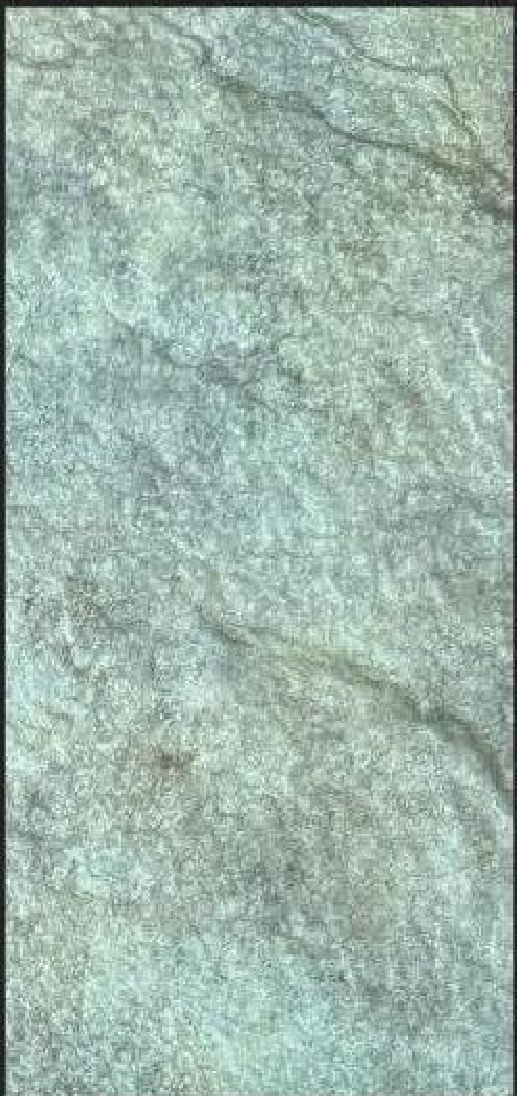 Meridian Verdigris Stone LM-6531 decorative wall panel, silver texture finish