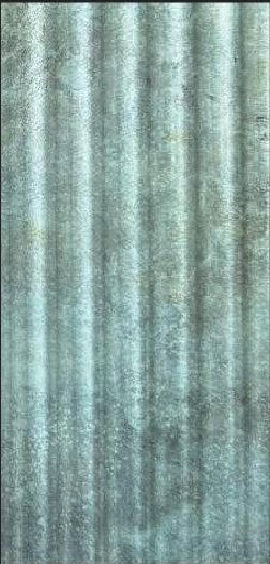 Meridian Verdigris Wave LM-6536 decorative wall panel, grey fluted finish