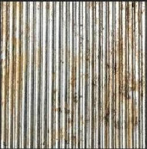 Meridian Sand Rib LM-6540 decorative wall panel, grey ribbed finish