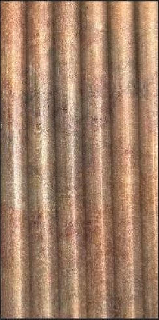 Meridian Clay Wave LM-6569 decorative wall panel, grey fluted finish