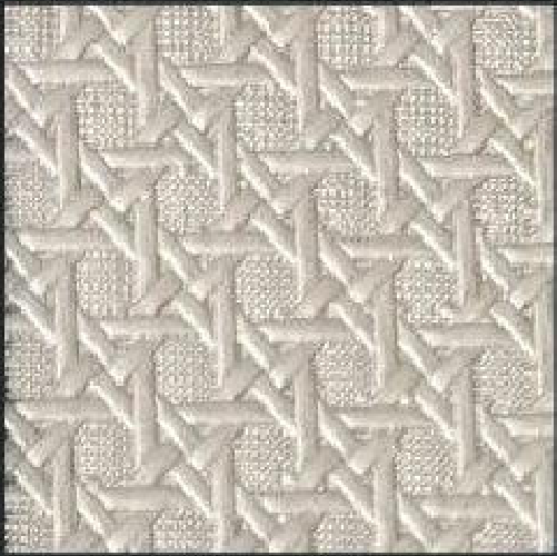 Meridian Alabaster Knot LM-6571 decorative wall panel, cream woven texture finish
