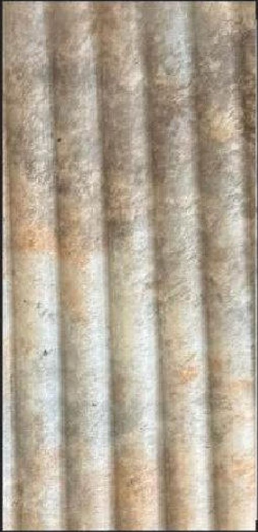 Meridian Quartz Reed LM-6579 decorative wall panel, beige fluted finish