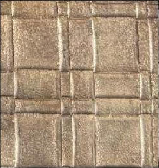 Meridian Dune Grid LM-6582 decorative wall panel, beige texture finish