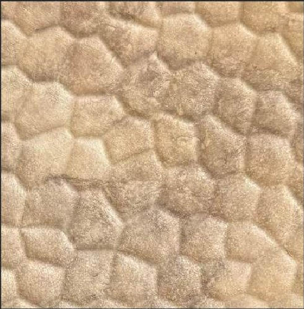 Meridian Dune Hex LM-6803 decorative wall panel, beige hexagon finish