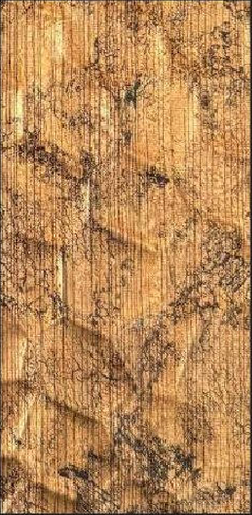 Meridian Amber Grain LM-6808 decorative wall panel, gold texture finish