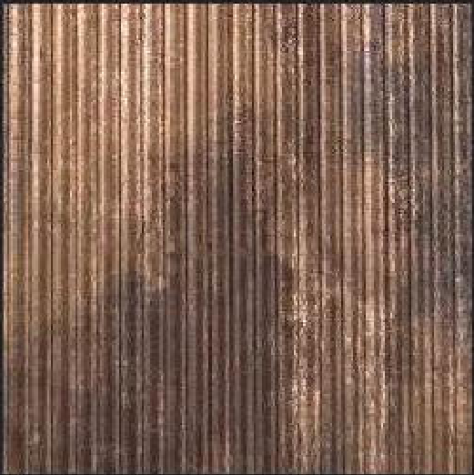 Meridian Mineral Copper Rib LM-6815 decorative wall panel, brown ribbed finish