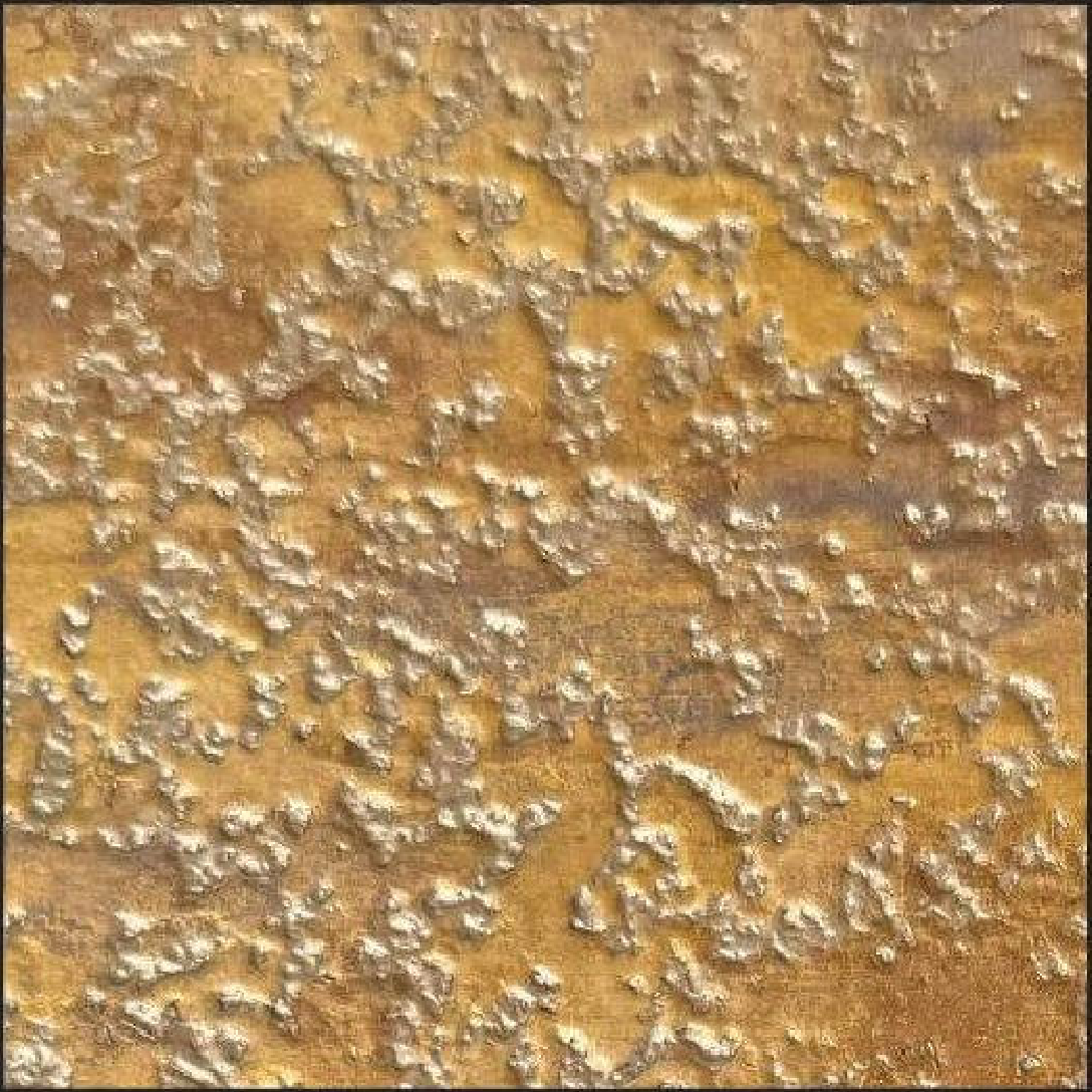 Meridian Gilded Frost QA-9801 decorative wall panel, gold texture finish