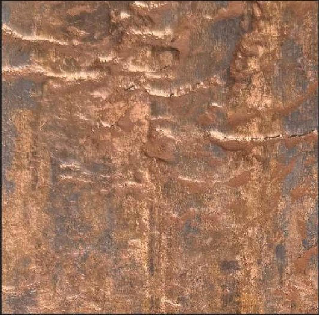 Meridian Copper Oxide QA-9803 decorative wall panel, beige texture finish