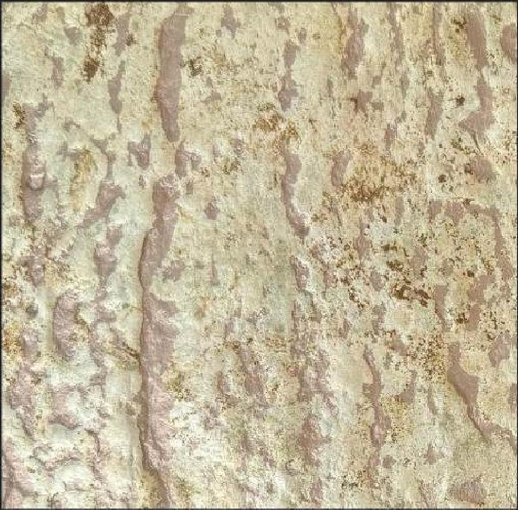 Meridian Ivory Travertine QA-9812 decorative wall panel, beige texture finish