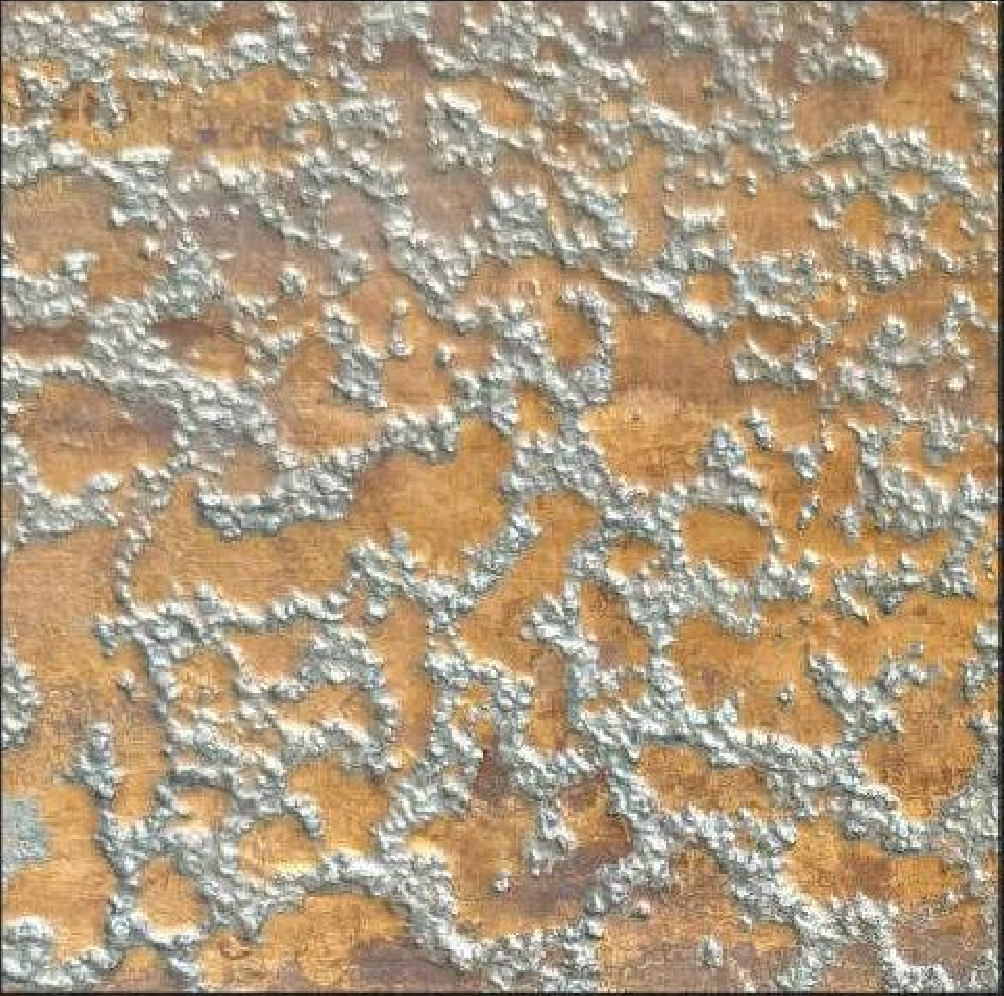 Meridian Rust Splatter QA-9831 decorative wall panel, beige texture finish