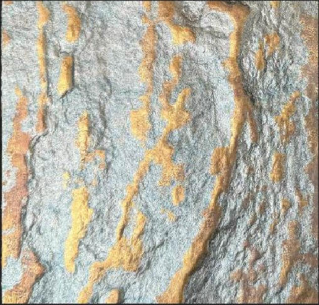 Meridian Rust Slate QA-9832 decorative wall panel, beige slate finish