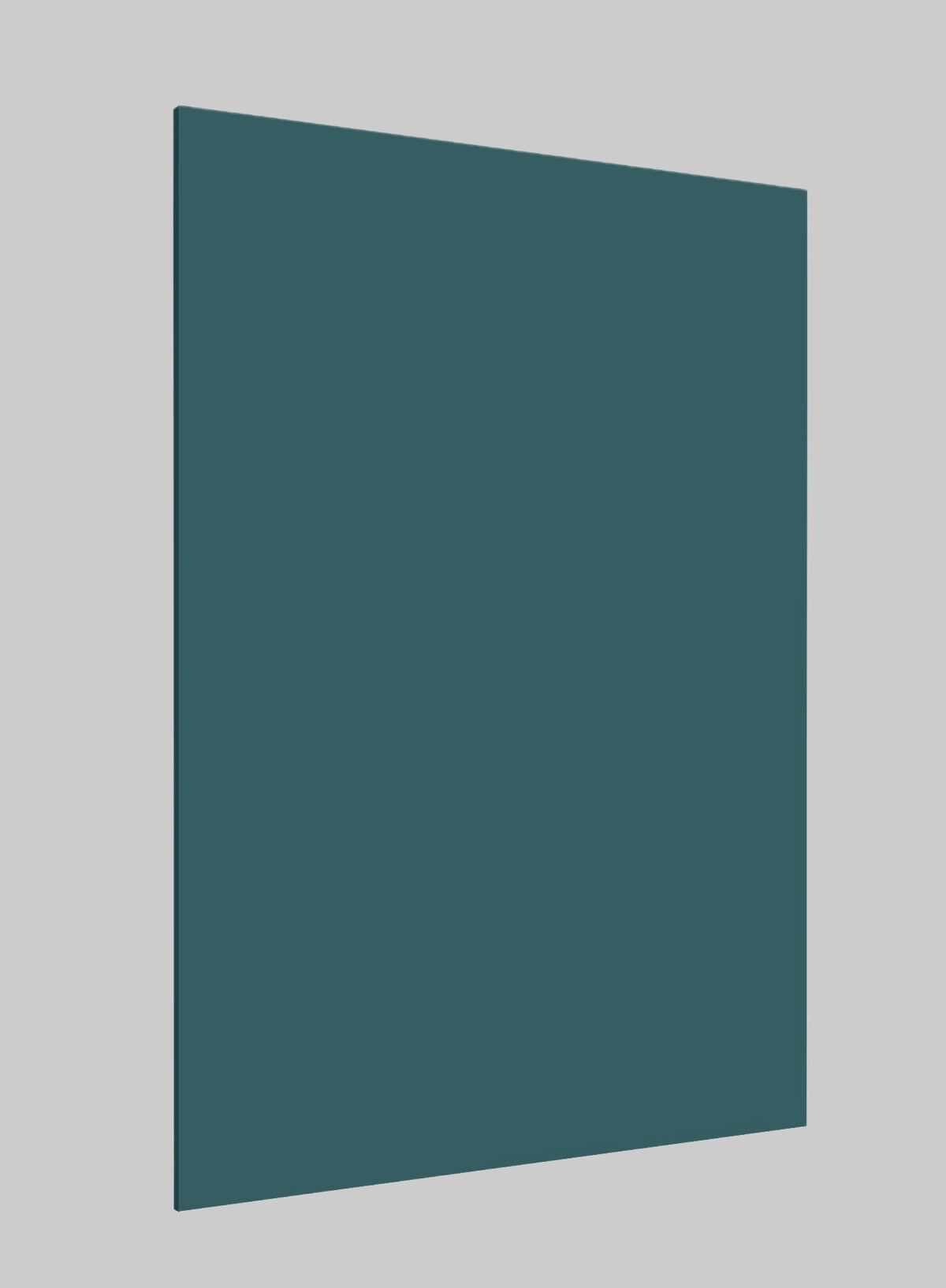 Midnight Teal Green Matte Solid Acrylic Laminate