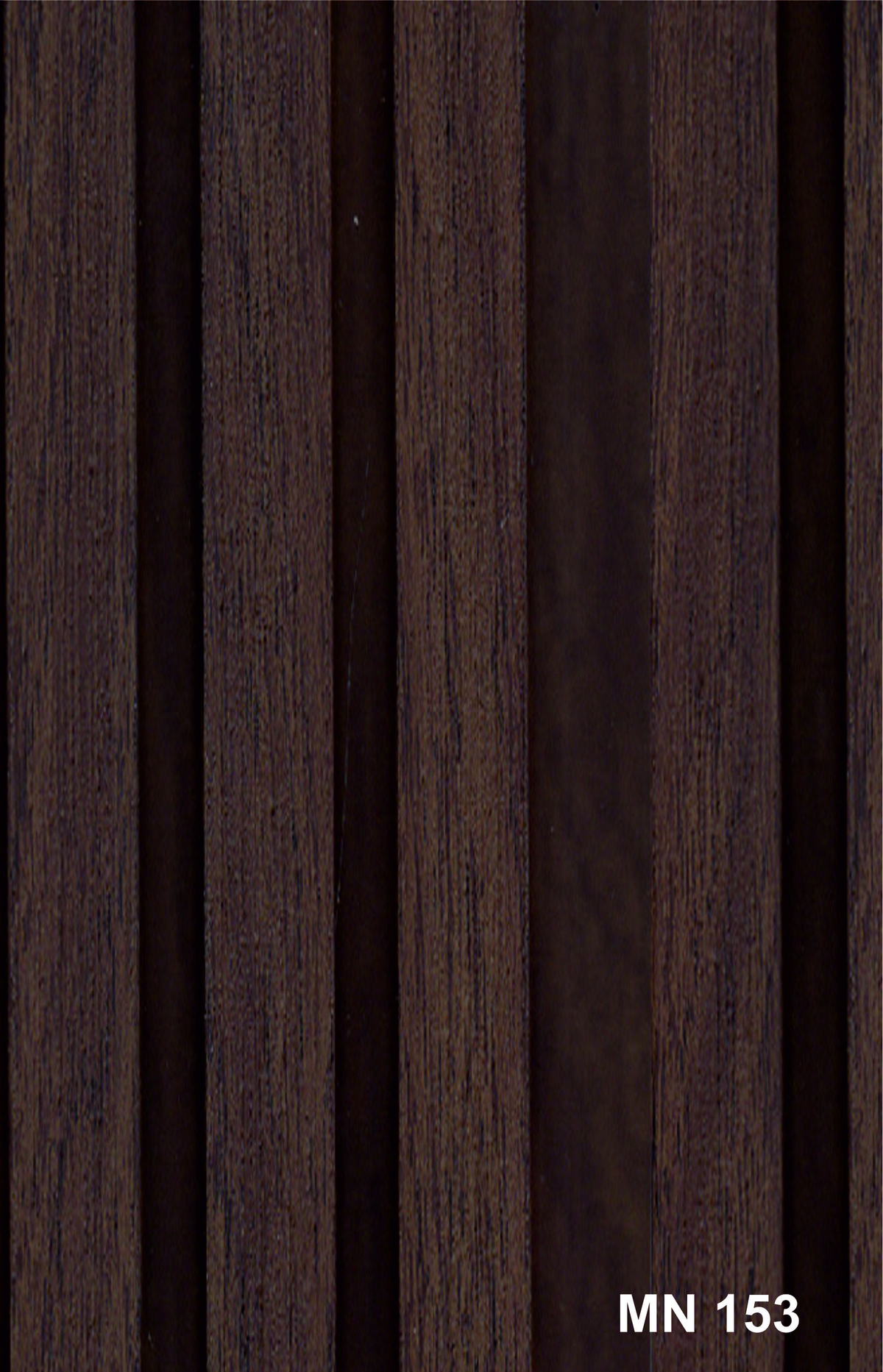 Black textured wood-grain louver panel MN-153