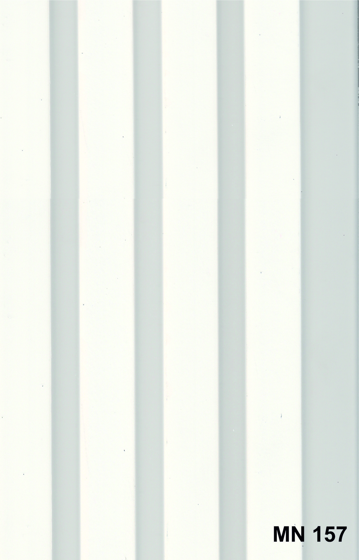White fluted louver panel MN-157