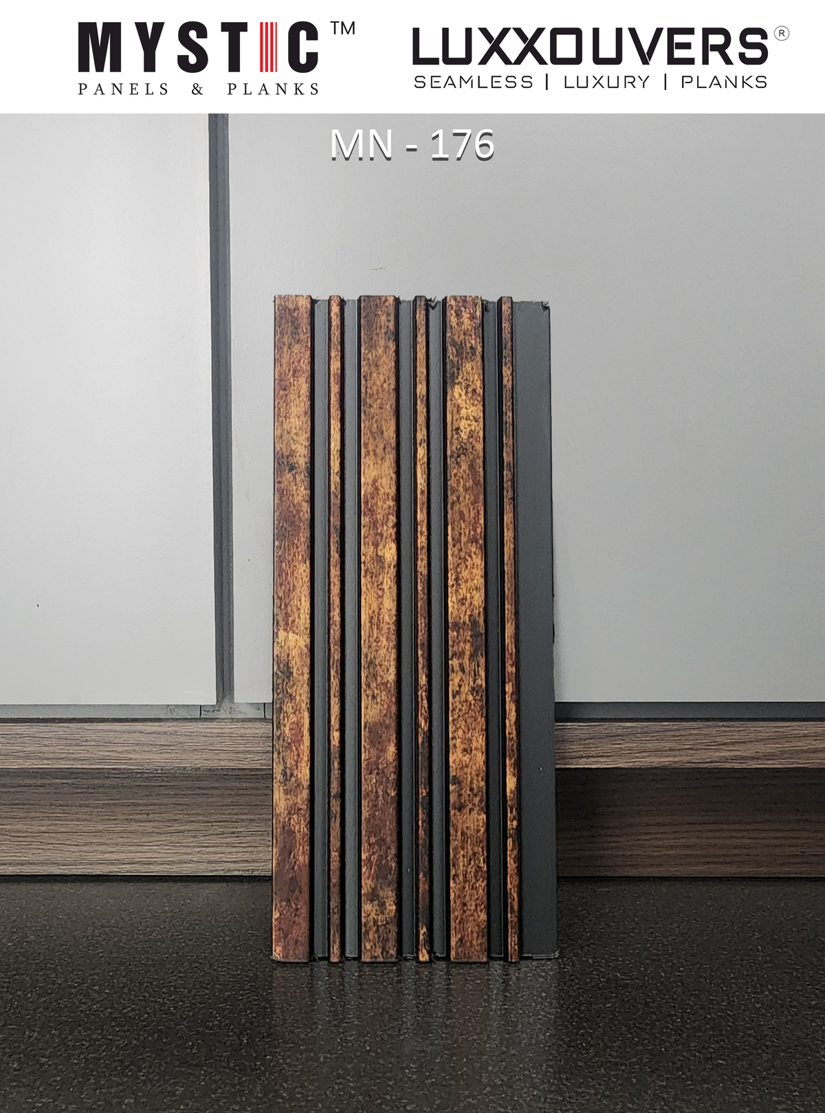 Rusty copper-brown finish MN-176
