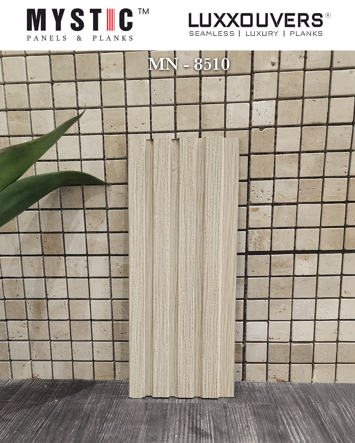 Light oak wood-grain louver MN-8510