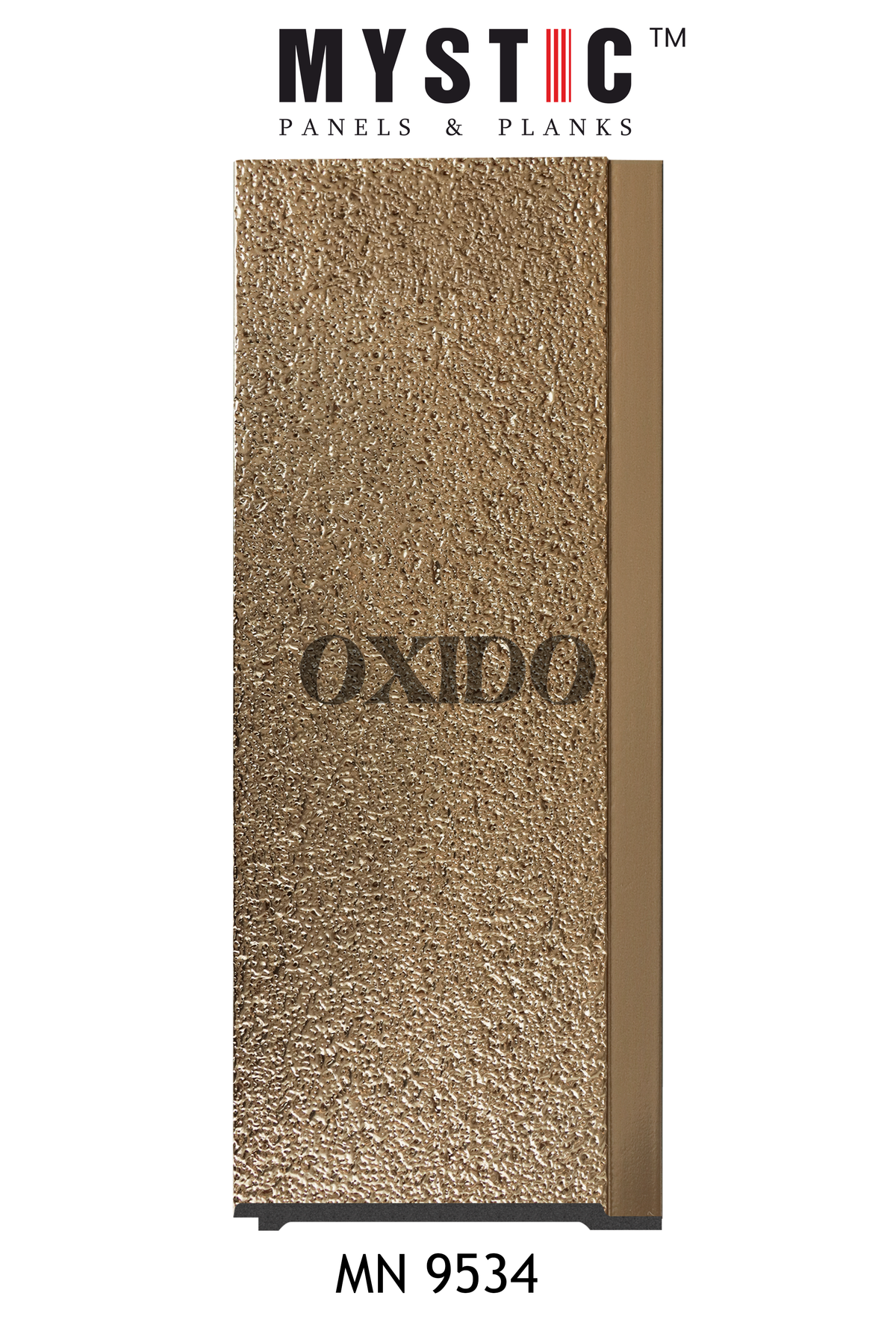 Rose gold hammered metallic louver, MN 9534