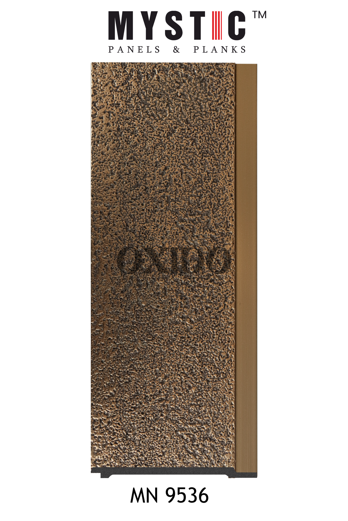 Antique bronze oxidised metallic louver, MN 9536