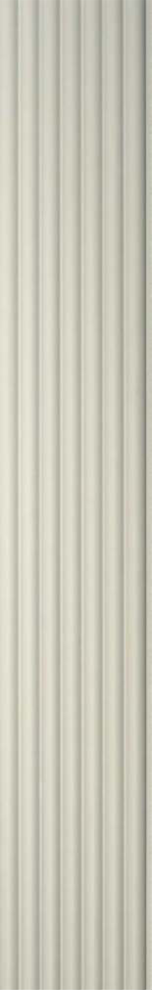 Light grey fluted pastel louver, matte finish, code 8574