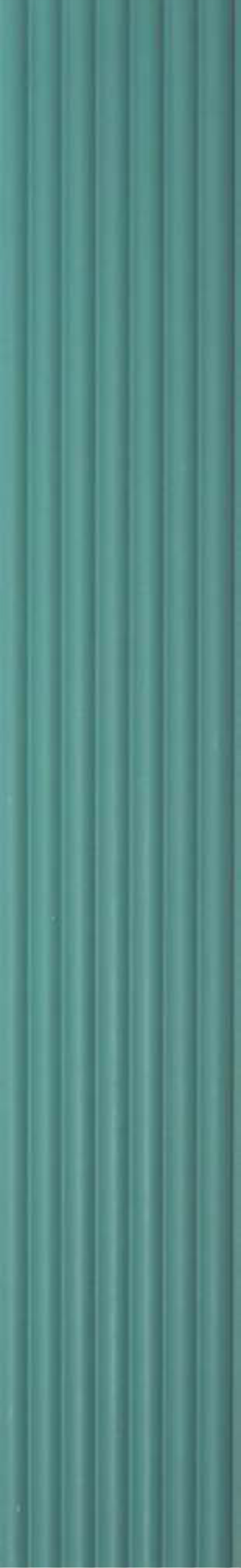 Teal fluted pastel louver, matte finish, code 8579