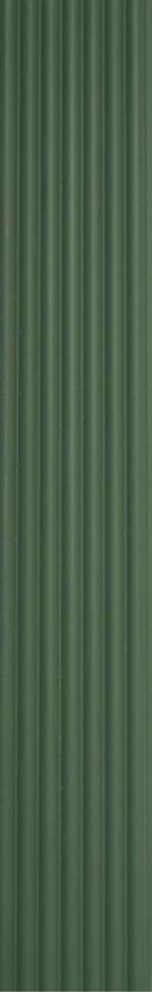 Forest green fluted pastel louver, matte finish, code 8582