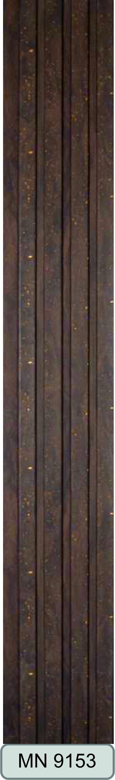 Dark brown wood louver with gold flecks, Mystic MN 9153