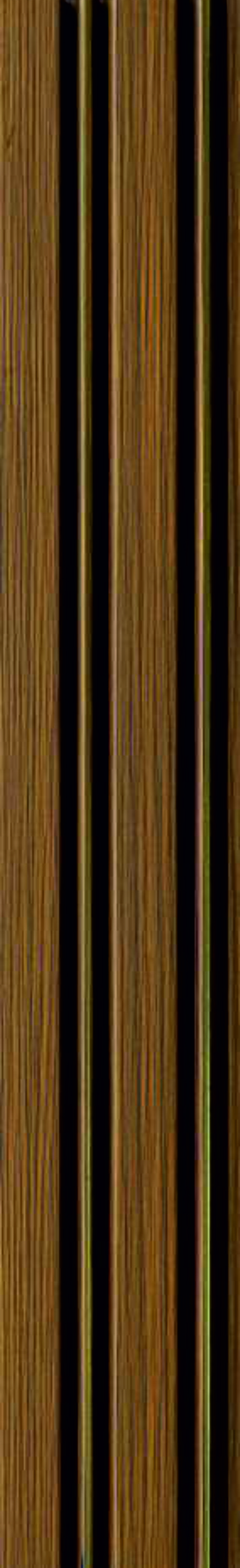 Reddish-brown wood-grain louver strip, Mystic Prive MN 9172