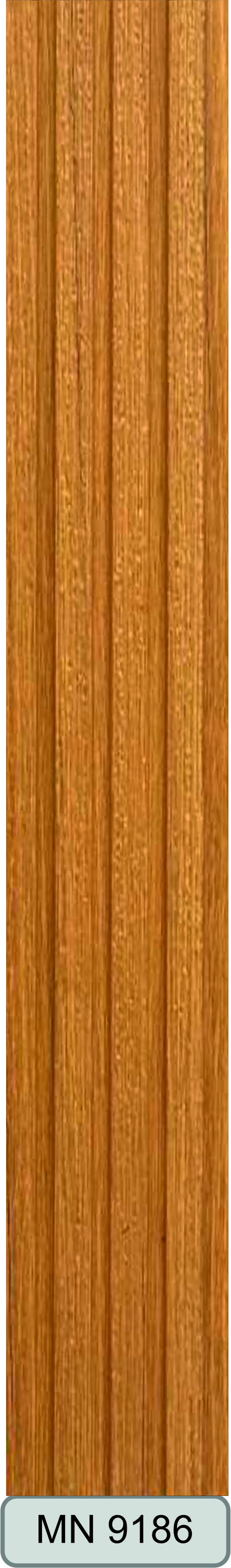Honey brown oak wood-grain louver, MN-9186