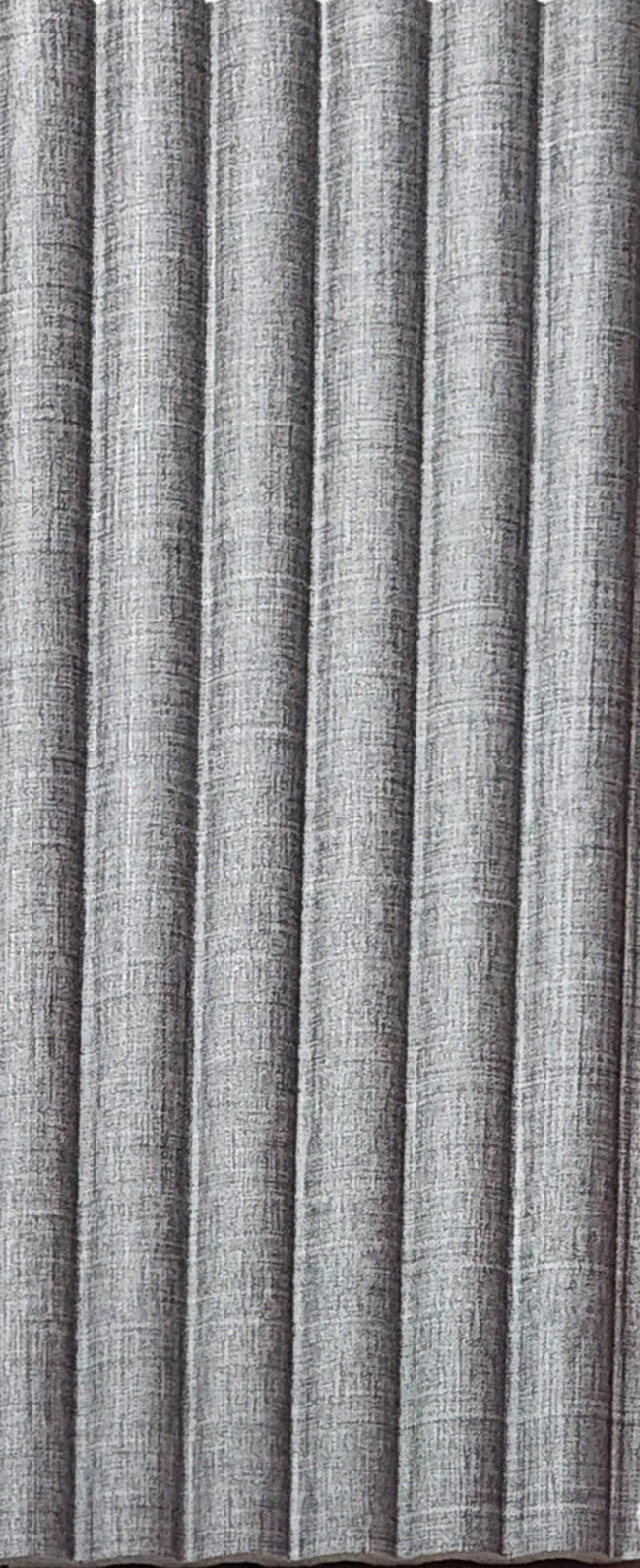 Grey linen-texture fluted louver, Mystic MN-95025