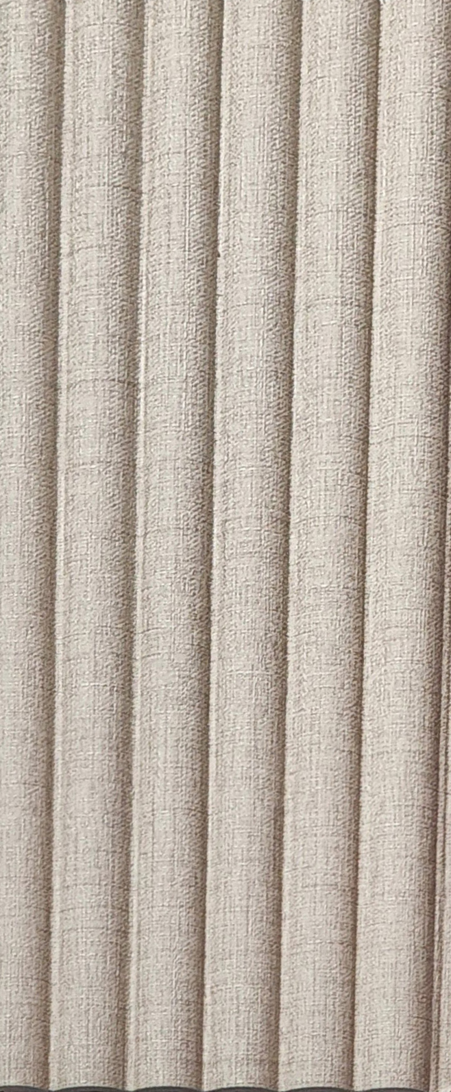 Beige linen-texture fluted louver, Mystic MN-95027