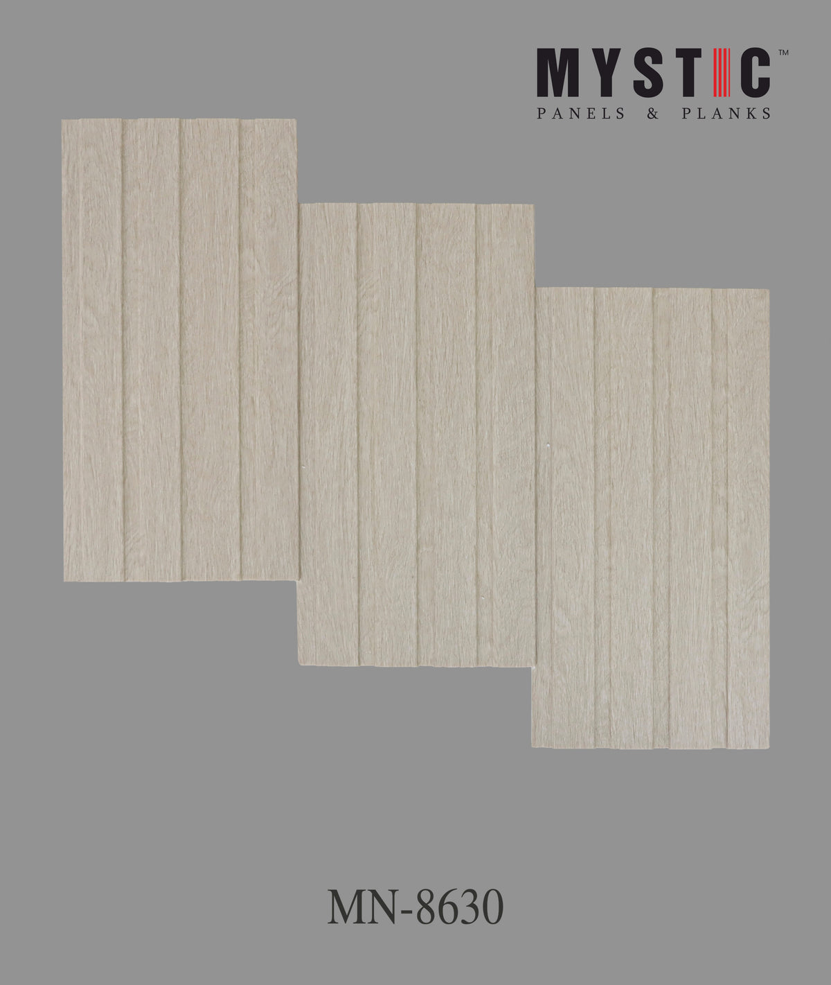 Pale beige oak wood-grain louver, MN-8630