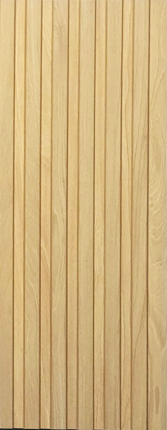 Pale beige light oak fluted louver, MN-10109