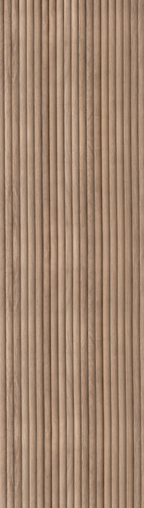 Light oak wood-grain reeded wall panel MN 91219