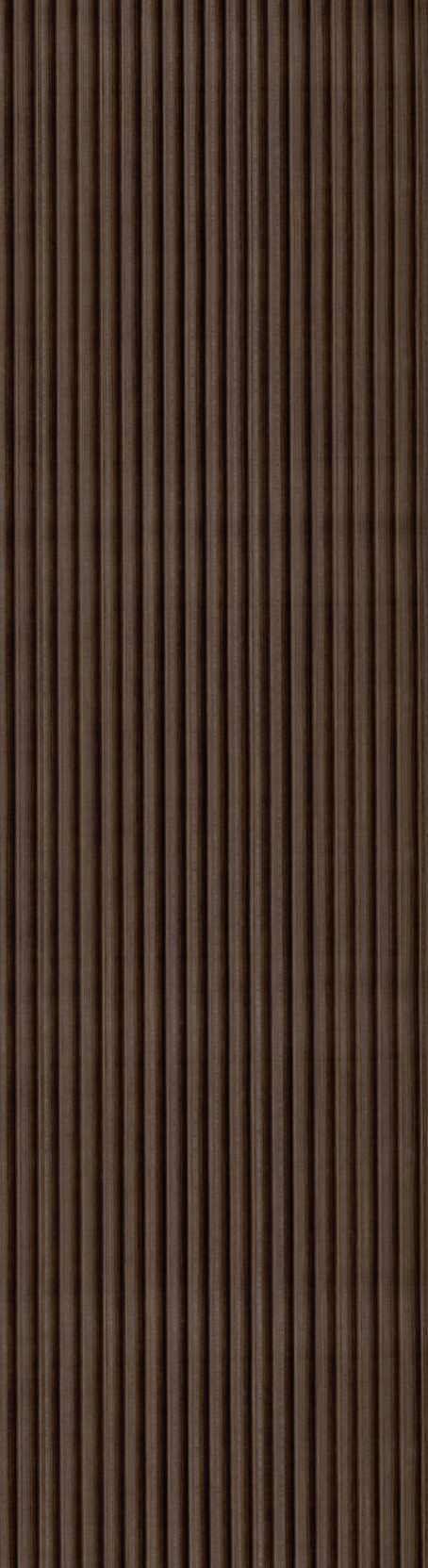 Mystic Woodique fluted wood-grain louver panel 91224, brown