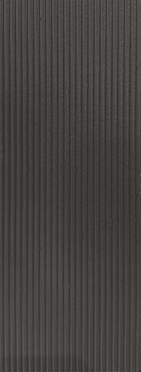 Grey textured designer louver panel with vertical ridges and matte finish.