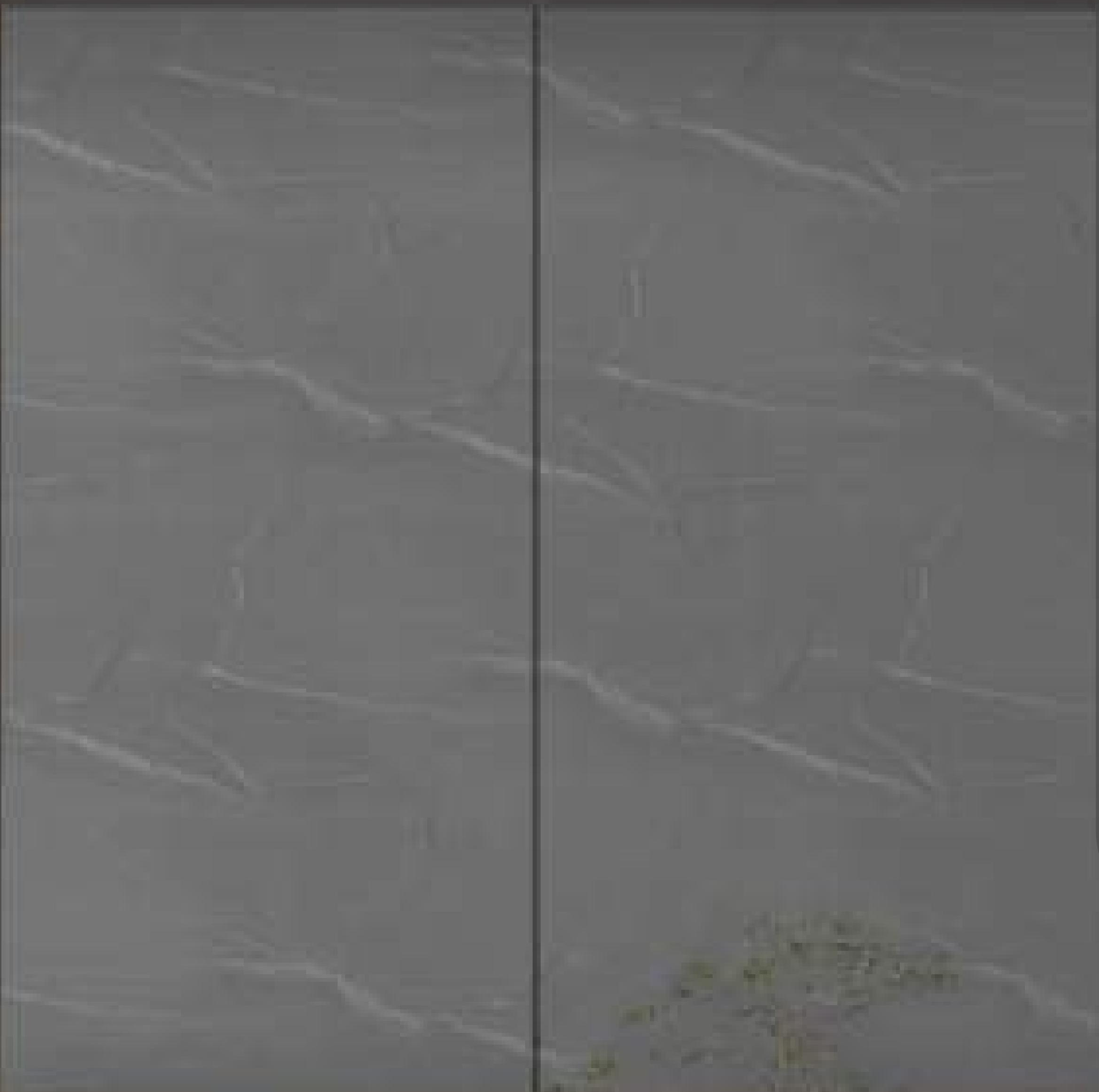 Grey marble laminate with matte finish, textured pattern, and subtle veining.