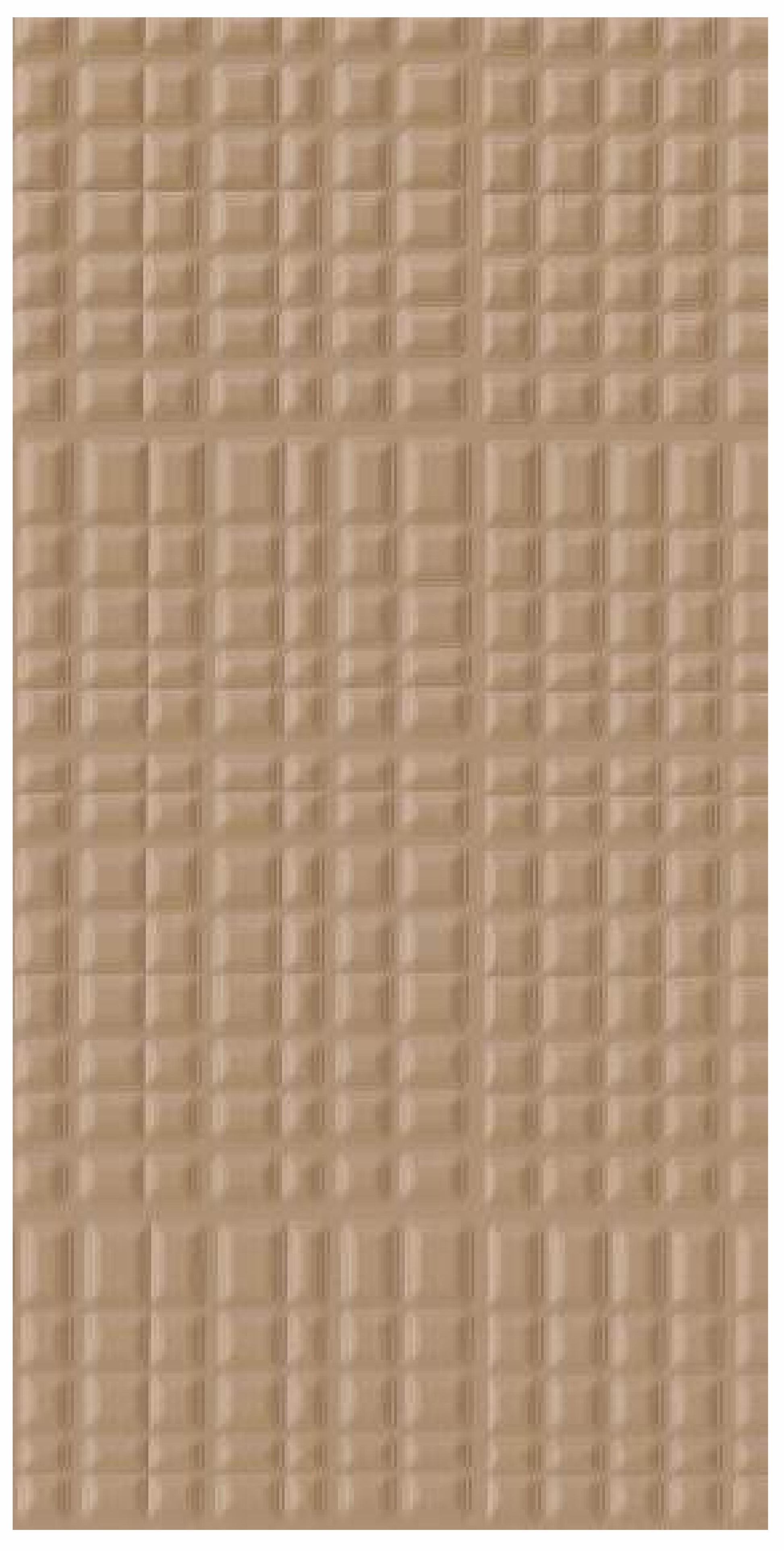 Beige laminate with textured, embossed geometric pattern and subtle grid design.